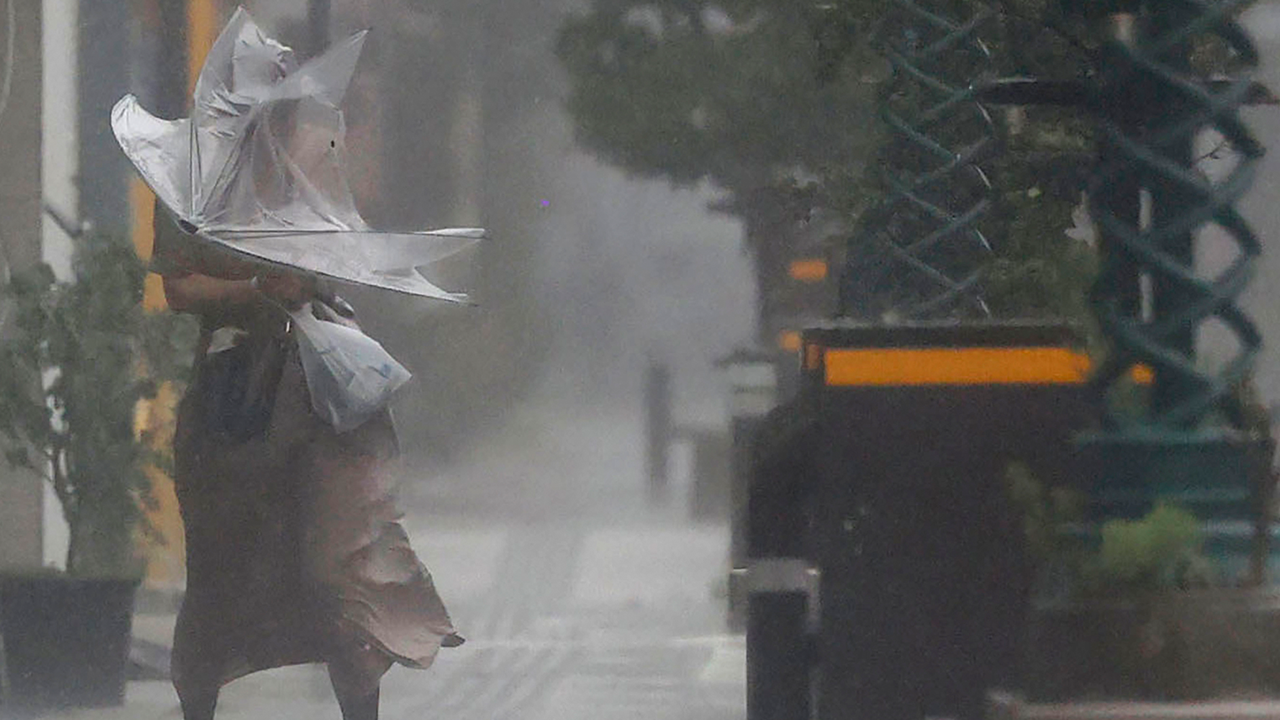 Japan sees ‘unprecedented’ typhoon slam onto shore, causing power outages and massive evacuations