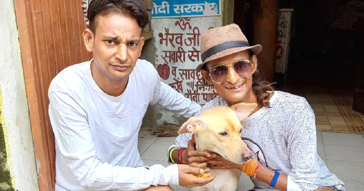 लखनऊ के कुत्ता प्रेमी राजेंद्र पांडेय की दिलचस्प कहानी, कहा- डॉगी नहीं, मेरा भतीजा है रॉनी पांडेय