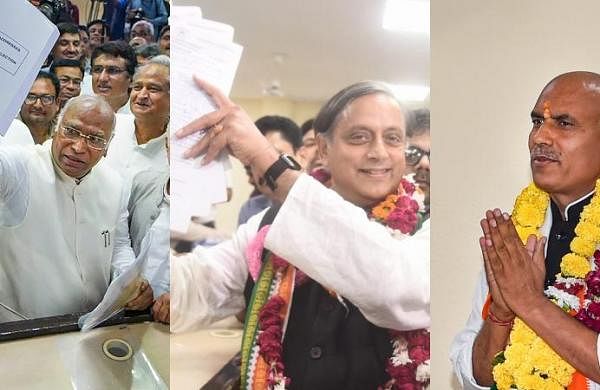 K N Tripathi’s nomination rejected, it’s Kharge vs Tharoor-