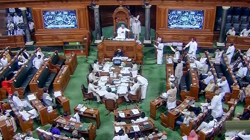 Cong gives adjournment notice in Lok Sabha to discuss India-China issue