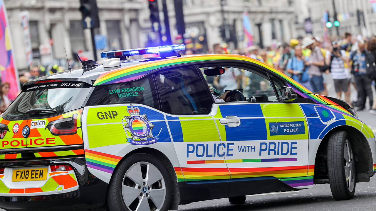 UK police forces spend thousands on rainbow cars, flags supporting LGBT community: ‘woke nonsense’