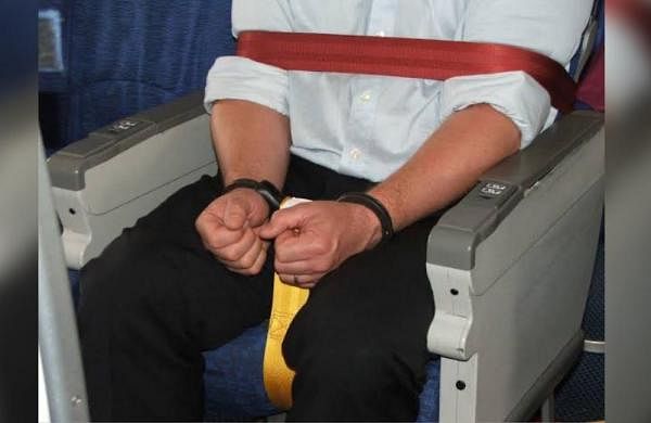 Cabin crew on flights should use restraining devices to handle unruly passengers-