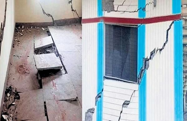 Cracks in another guesthouse after PWD building razed in Joshimath-