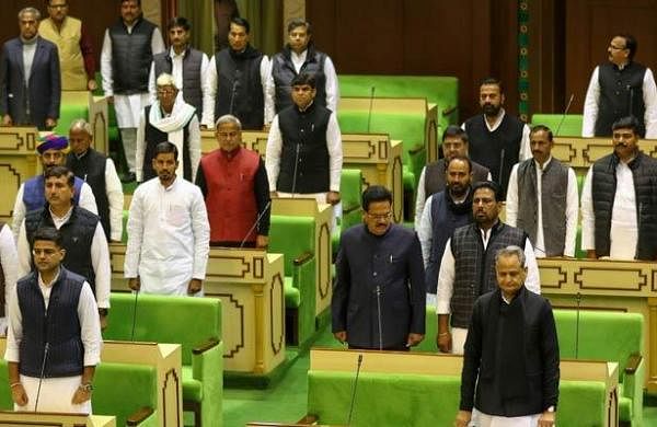 Paper leak row sparks stormy start to Budget Session in Rajasthan, three MLAs suspended-
