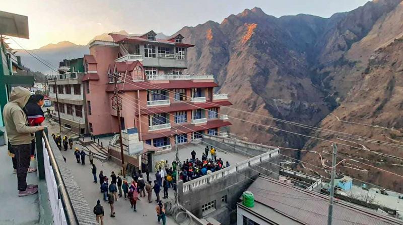 Preparations begin to demolish two hotels in Joshimath, unstable houses to be razed