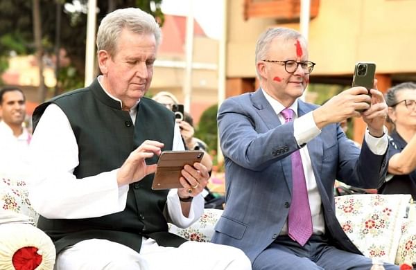 Australian PM Albanese celebrates Holi in Gujarat, visits Sabarmati Ashram-