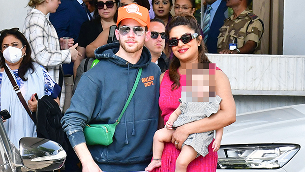 Priyanka Chopra & Nick Jonas Bring Daughter Malti To Mumbai: Photos – Hollywood Life