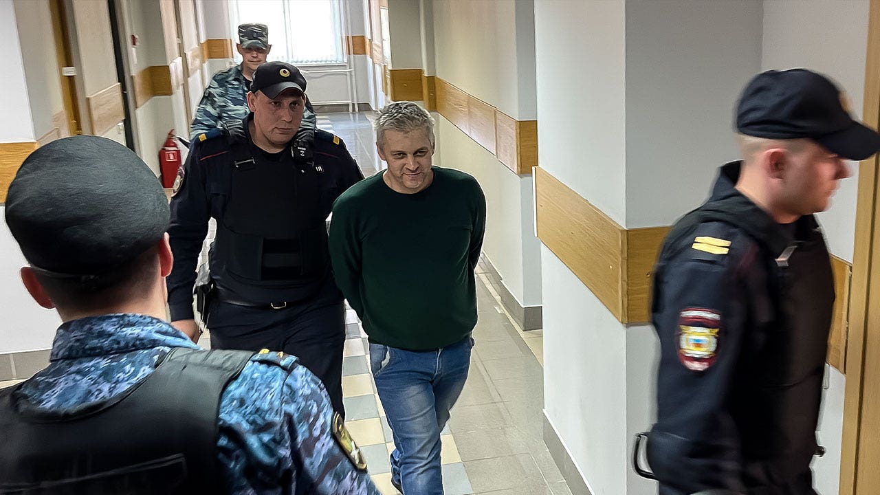 Russia convicts former cop of publicly spreading false information about country’s invasion of Ukraine