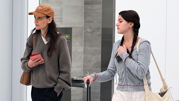 Suri Cruise Is As Tall As Her Mom Katie Holmes When They Visit LAX – Hollywood Life