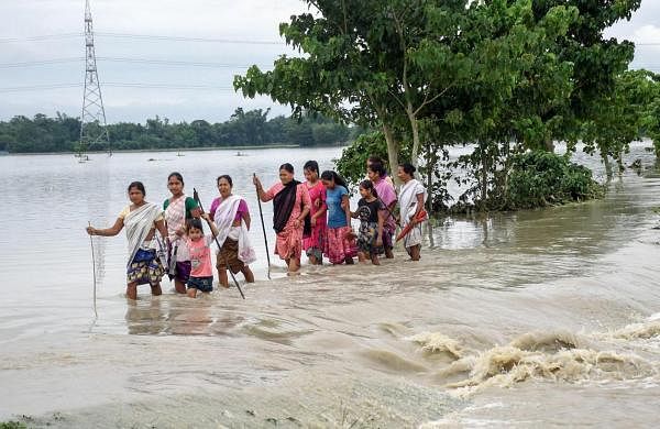 Flood situation grim in Assam; nearly 1.2 lakh people affected-