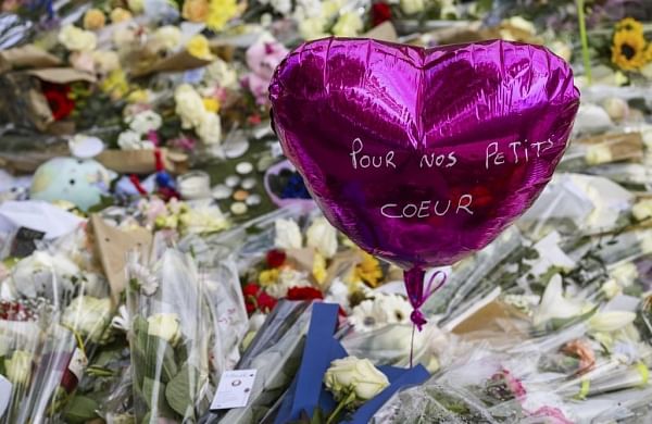 French town holds gathering to support wounded children, families-
