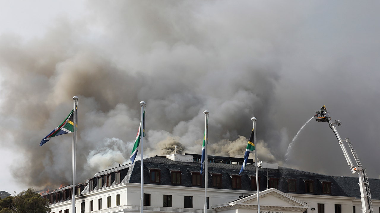 Man facing terrorism charges for burning South Africa’s Parliament building says he ‘burned it intentionally’