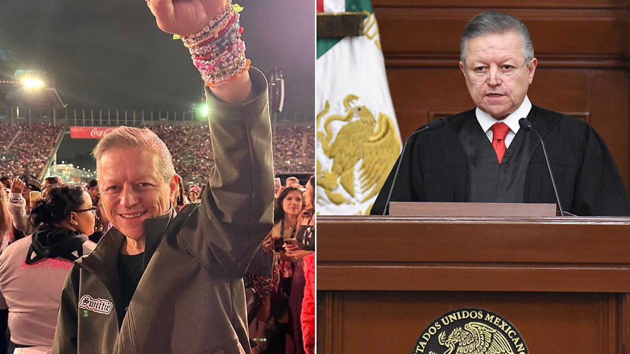 WATCH: Supreme Court justice seen trading friendship bracelets at Taylor Swift concert in Mexico City