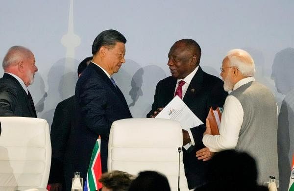 PM Modi meets Xi Jinping on sidelines of BRICS-