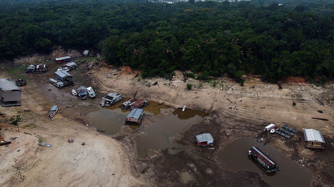 Rivers in the Amazon fall to record low levels as drought worsens