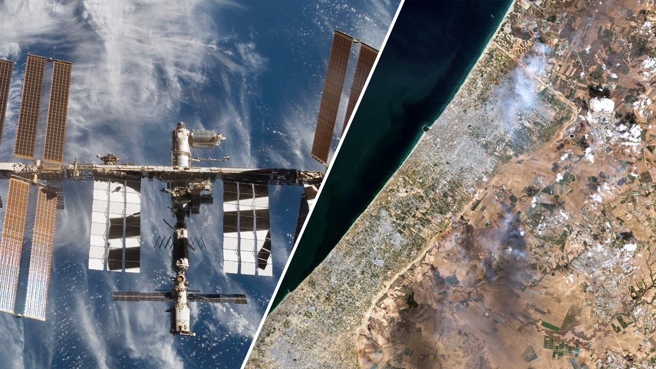 Astronauts aboard International Space Station share views of the Israel-Hamas war from above