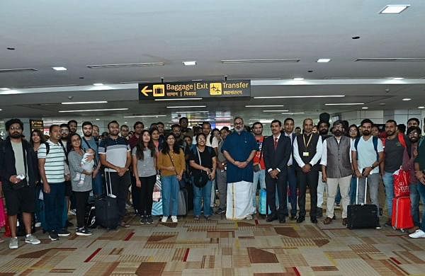 First flight carrying 212 Indian nationals from strife-torn Israel lands at Delhi Ai-