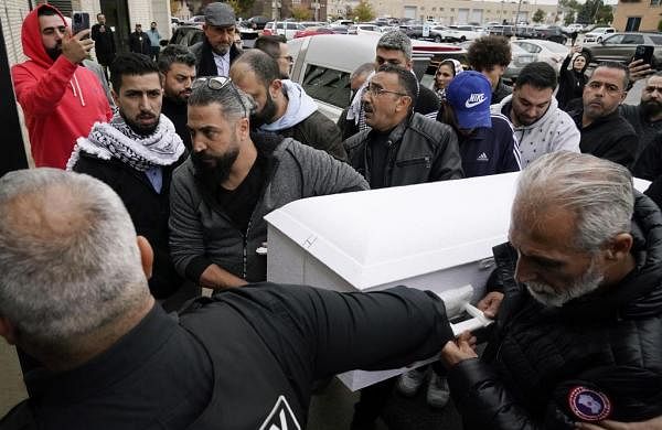Mourners in heavily Palestinian Chicago suburb remember Muslim boy killed as kind, energetic-