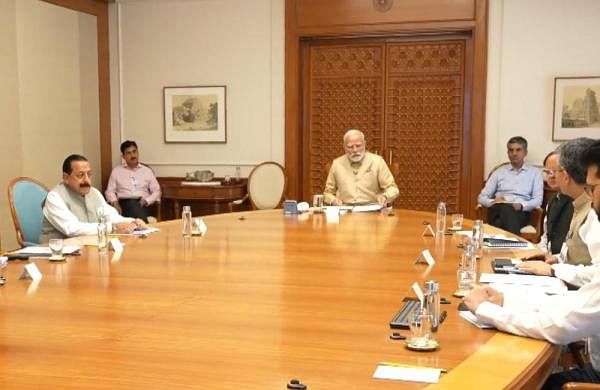 PM reviews progress of ISRO-