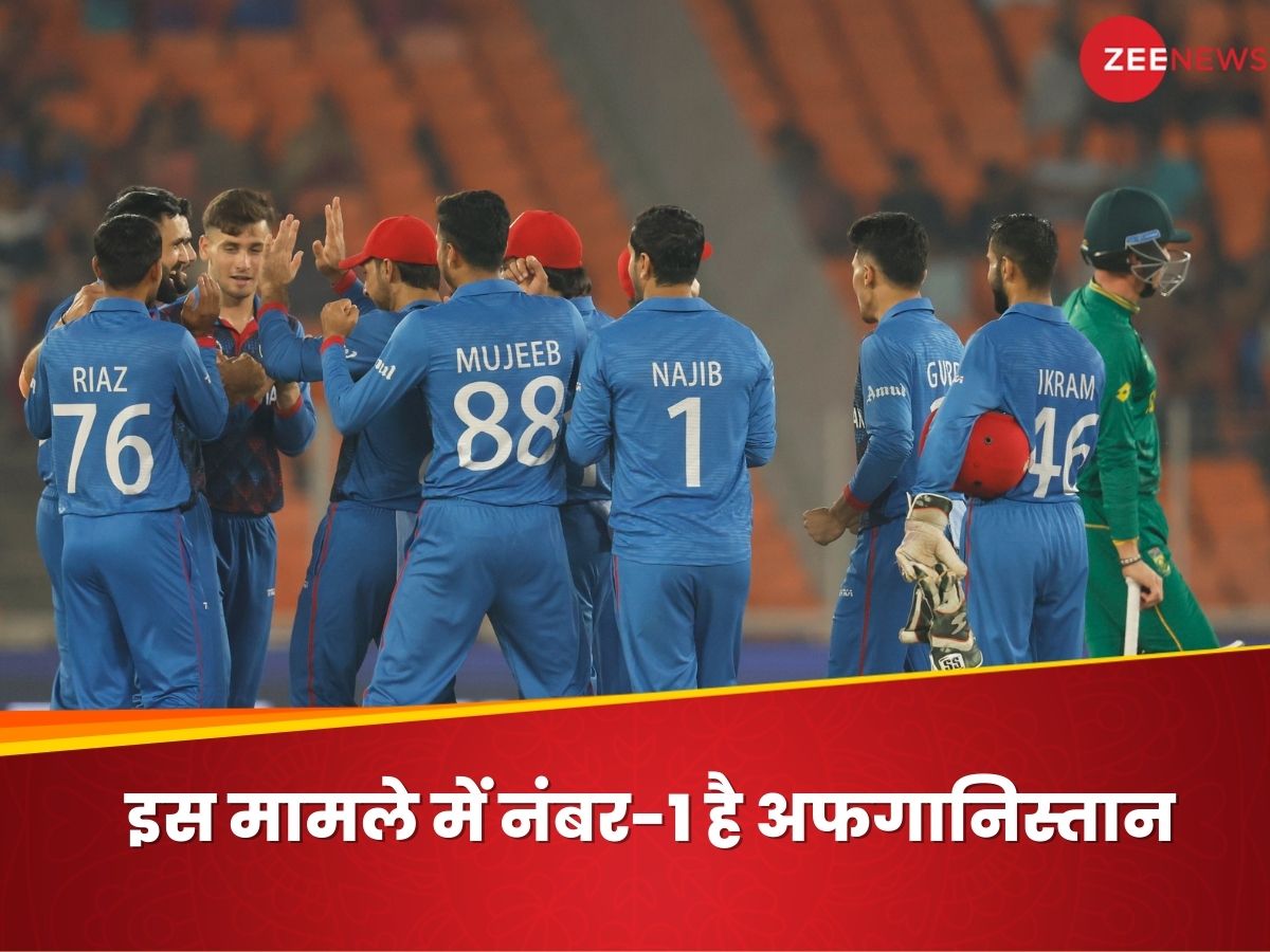 afghanistan leaves india becoming number-1 in matter of most overs of spin bowled in a world cup innings | World Cup 2023: जाते-जाते भारत को पीछे छोड़ गया अफगानिस्तान, इस मामले में वर्ल्ड कप इतिहास की बनी नंबर-1 टीम