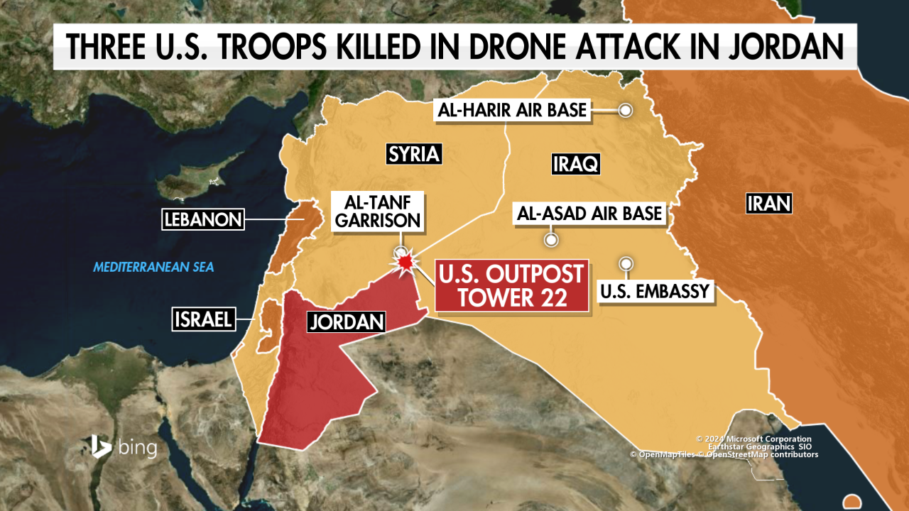 Pentagon identifies US soldiers killed in Iran-backed militia attack in Jordan