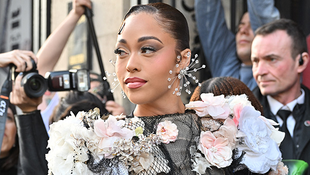 Jordyn Woods Wears Sheer Outfit With Flowers To Paris Fashion Week – Hollywood Life