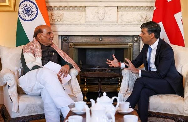 Rajnath meets Sunak, says India ready to partner with UK to strengthen rules-based world order-