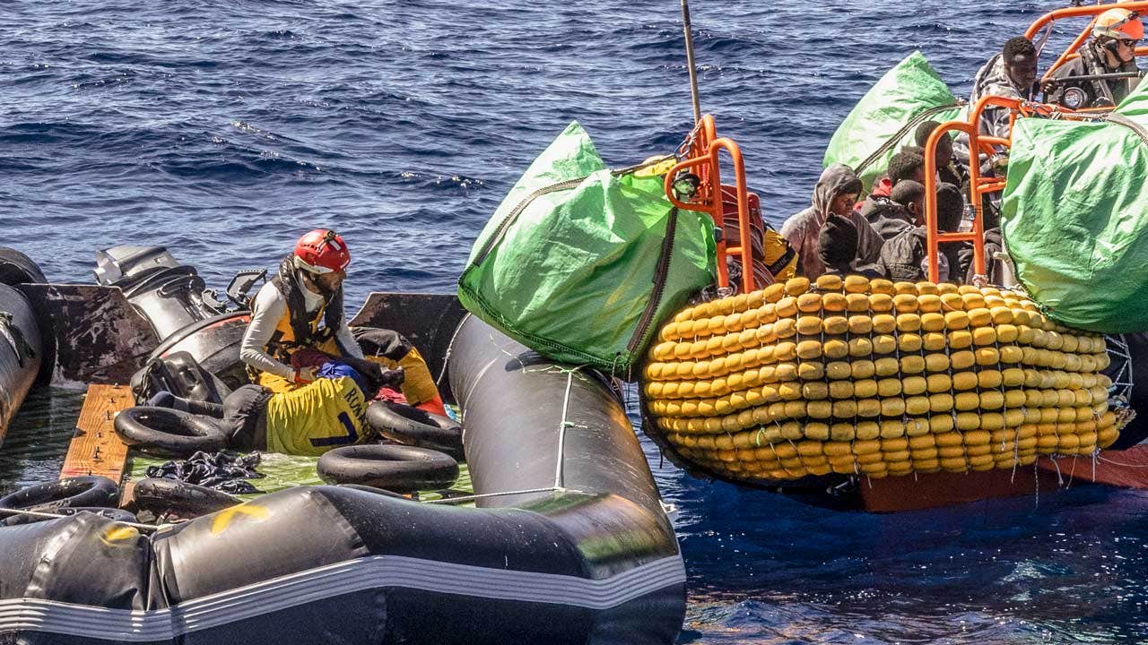 ‘Traumatized’ survivors of Mediterranean rescue say dozens died on trip from Libya