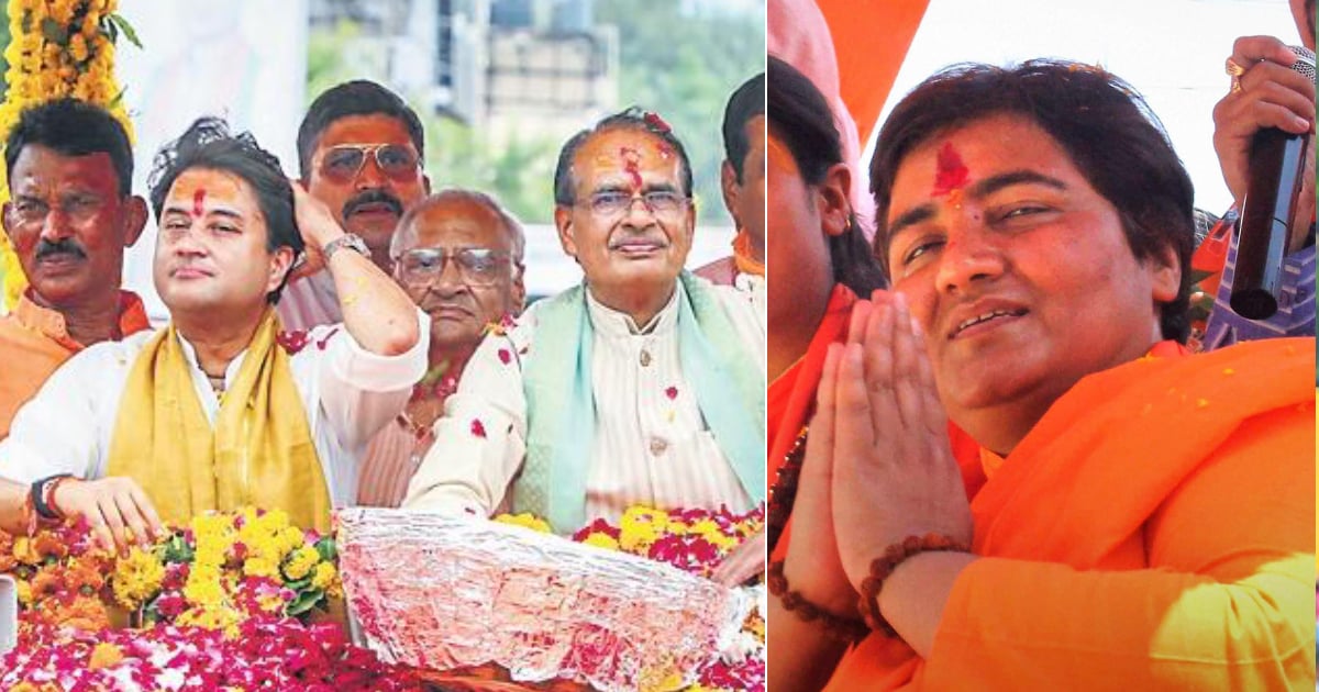 BJP’s first list for LS seats in MP features ex-CM Shivraj, Union minister Scindia; Pragya Thakur axed