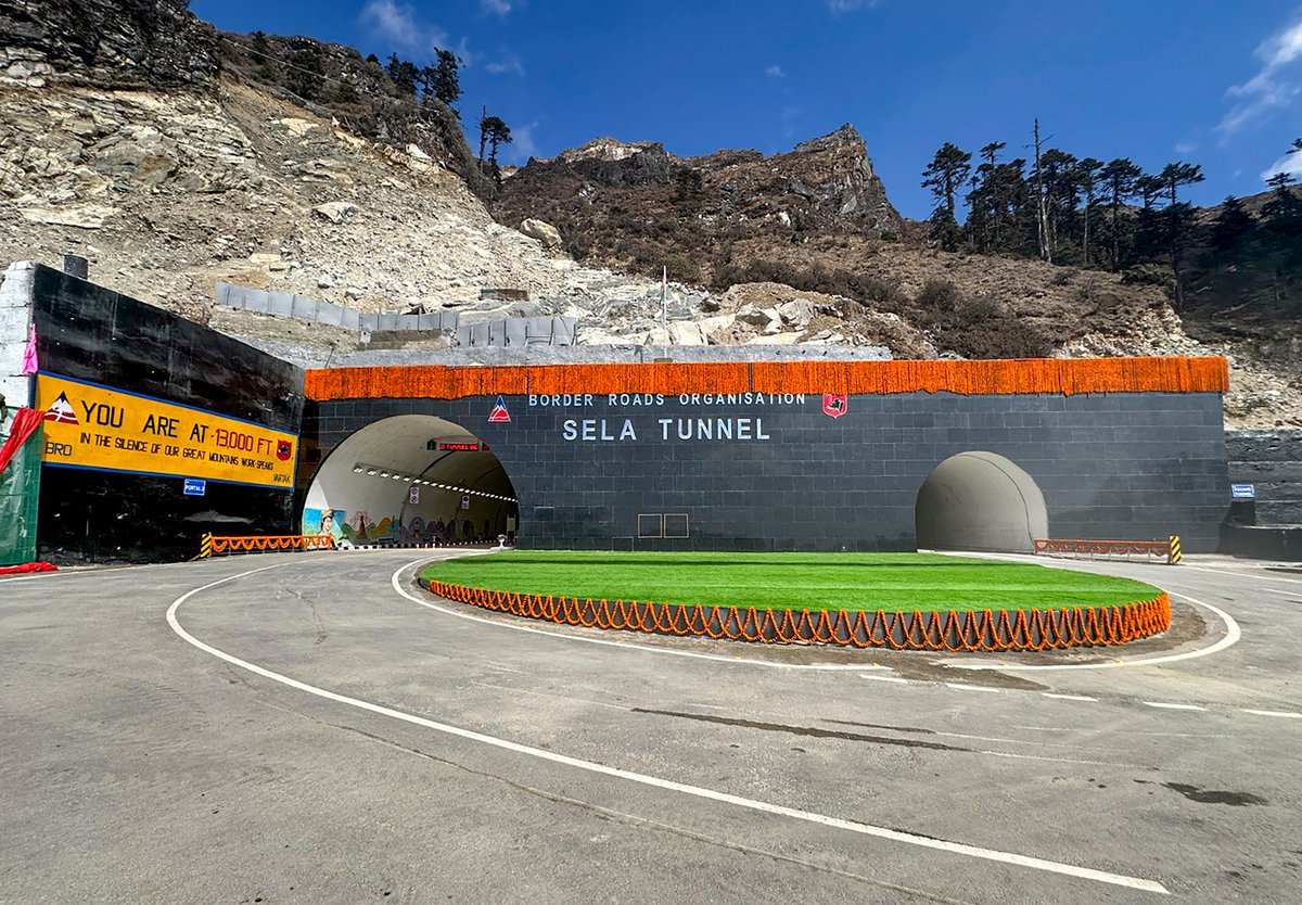 PM Modi inaugurates Sela tunnel for all-weather connectivity to strategic Tawang sector
