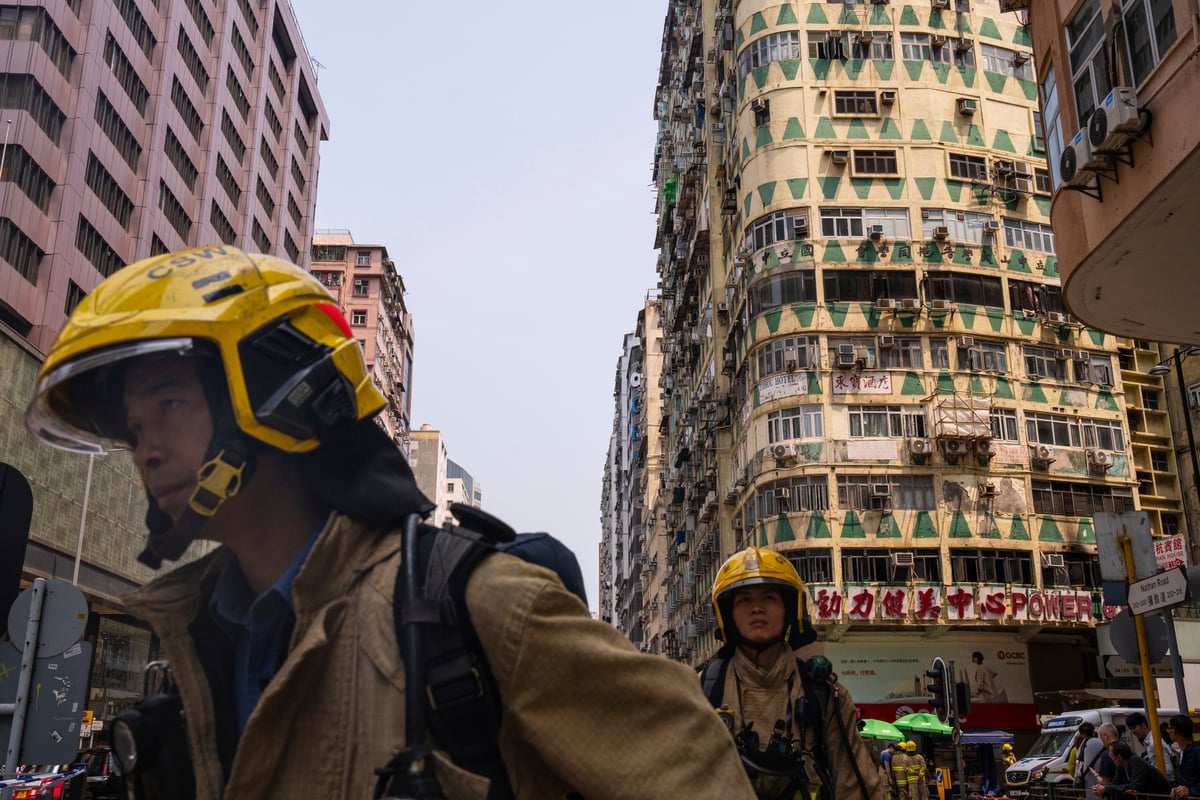 Fire in large Hong Kong residential building kills at least five people and injures 27