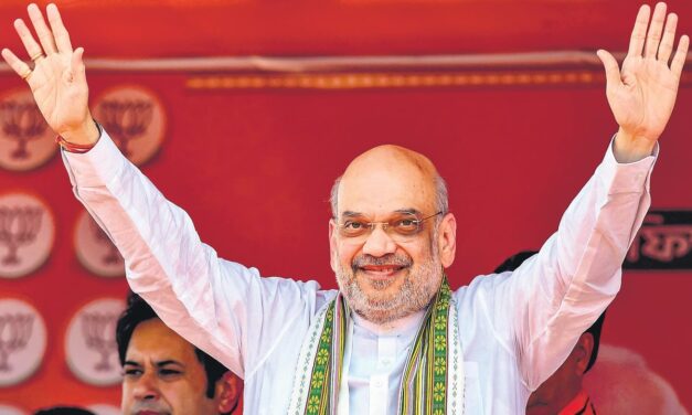 Shah addresses rally in Imphal, says conspiracy to divide Manipur
